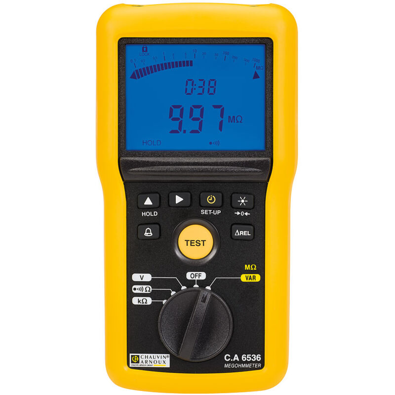 Chauvin Arnoux - Testeur d'isolement et de continuité Ca 6536, 10V, 100V ( Prix pour 1 )