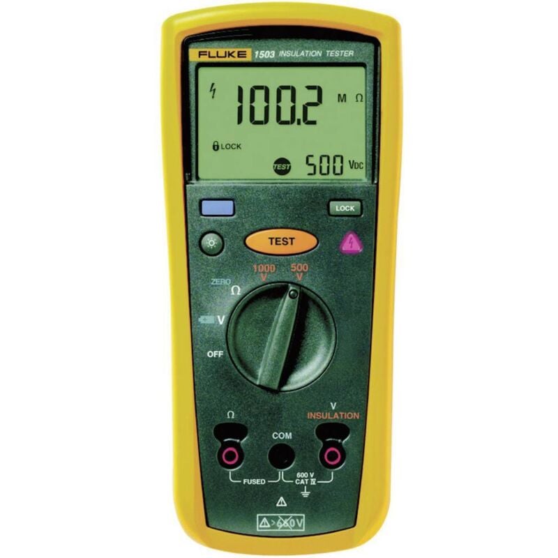 Fluke - Appareil de mesure de l'isolation 1503 500 v, 1000 v 2 gω