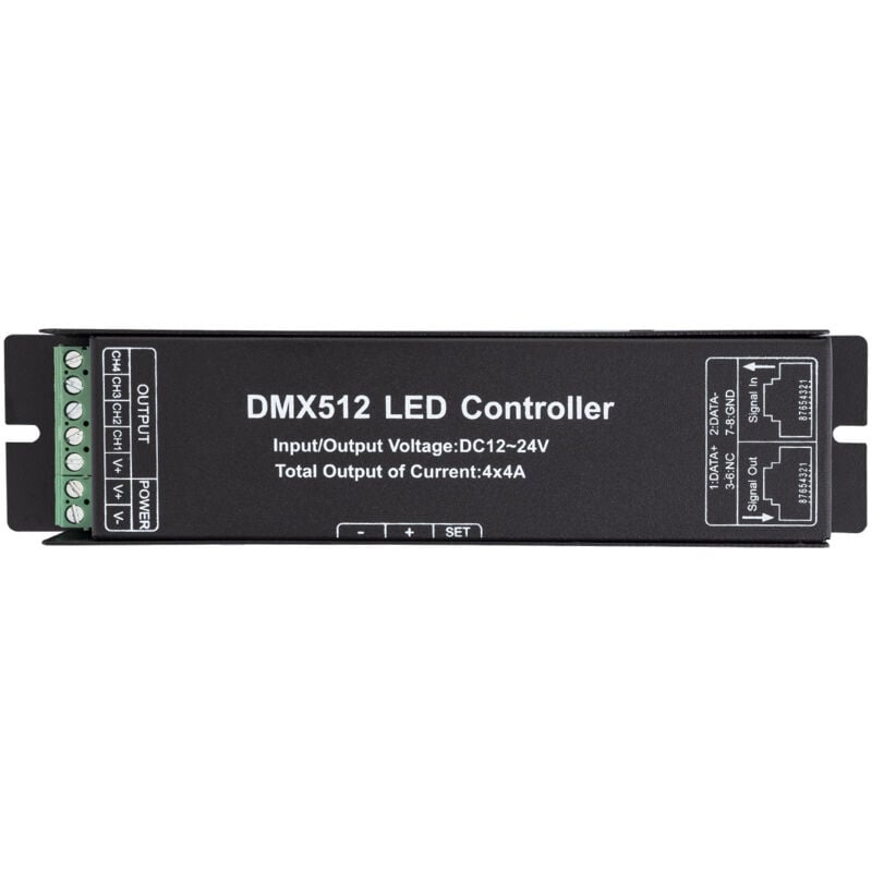 Contrôleur DMX512 4 Canaux