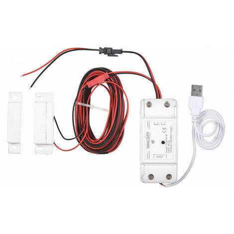 Contrôleur d'ouverture de porte de garage intelligent WIFI Commutateur de levage APP pour téléphone portable Commutateur de minuterie de télécommande compatible avec Amazon Alexa et Google Home, IFTTT