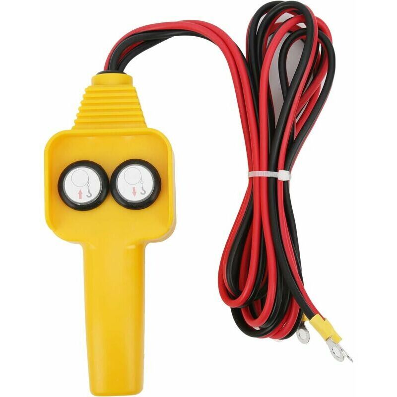 Start - Contrôleur Filaire de treuil Ensemble de Commande Manuelle Style de Bouton-Poussoir 12V pour cabestan 1500lbs-5000lbs