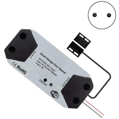 Contrôleur intelligent pour porte de garage compatible avec les prises européennes