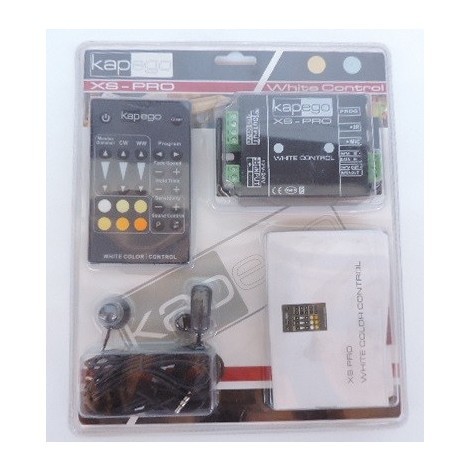 Controleur LED 2 canaux tension 12-24 DC puissance 360W 15A max avec télécommande IR XS-PRO DEKO LIGHT 843102