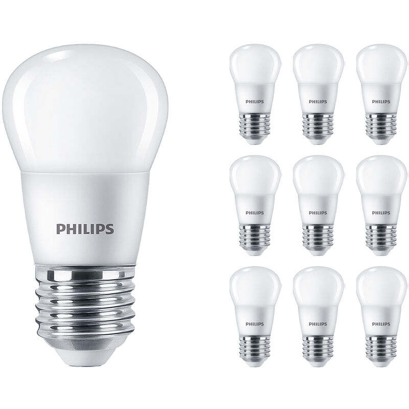 Lot 10x Philips Corepro led Lustre E27 Boule Dépolie 2.8W 250lm -