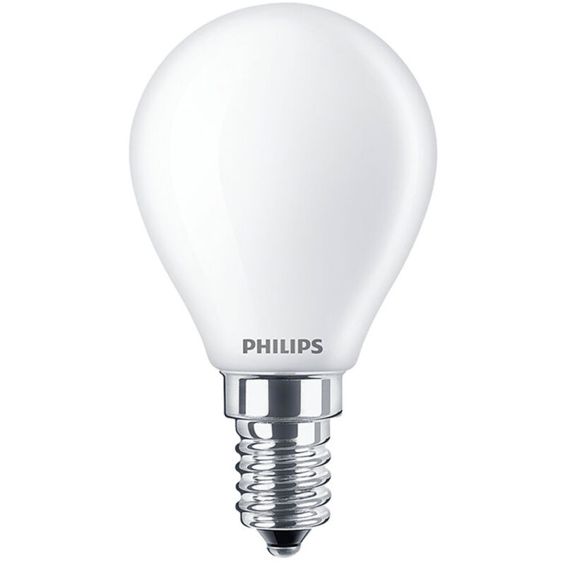 Corepro led Lustre E14 Boule Dépolie 806lm 840 Philips