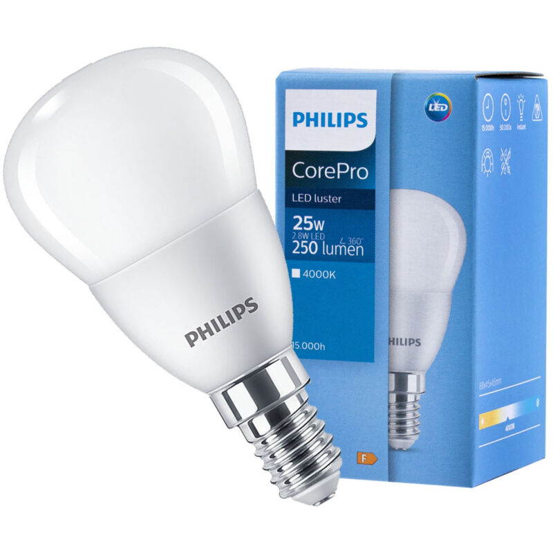 Philips - Ampoule led E14 2,8W = 25W 250lm 4000K Neutre