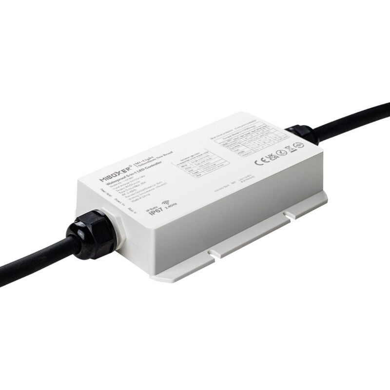 Contrôleur led étanche IP67 5 en 1 (2.4GHz) - 6A/canal - RGB+CCT+Dual White LS2-WP