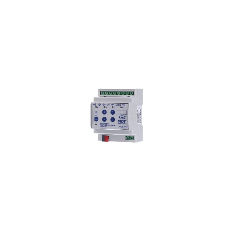 Contrôleur led knx, rgbw (actionneur de gradation led) mdt AKD-0424R.02