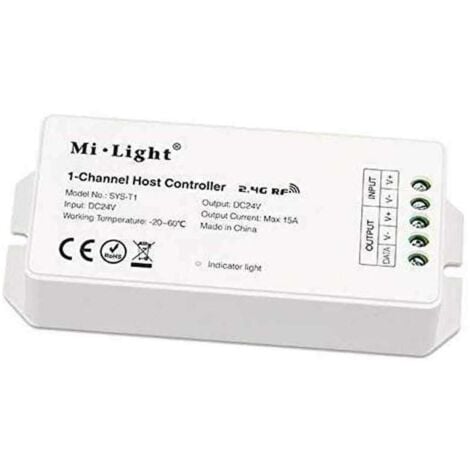 Controleur LED RGB+CCT DC24V 15A RF 2,4G / Google Asisstant / Alexa SYS-T1