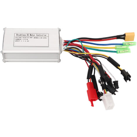 Contrôleur Moteur Brushless 3 Modes pour Vélo Électrique 24V 36V 48V 17A Sine Wave