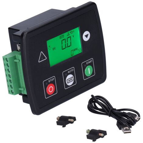 Contrôleur pour Groupe Électrogène à Essence/Diesel, Affichage LCD LXC706, 8‑35V