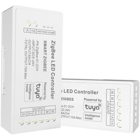 Contrôleur pour ruban LED CCT - 6A par canal - ZigBee/TUYA