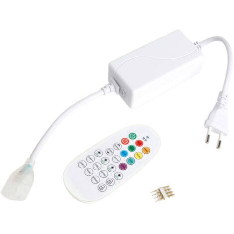 Contrôleur pour Ruban LED Néon Dimmable 220V RGB SFLEX8 avec Contrôleur RF RGB