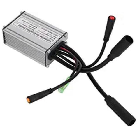 Contrôleur pour vélo électrique 36 V / 48 V, 9 tubes, connecteur étanche 15 A, pour moteurs à balais 36 V / 48 V 250 W