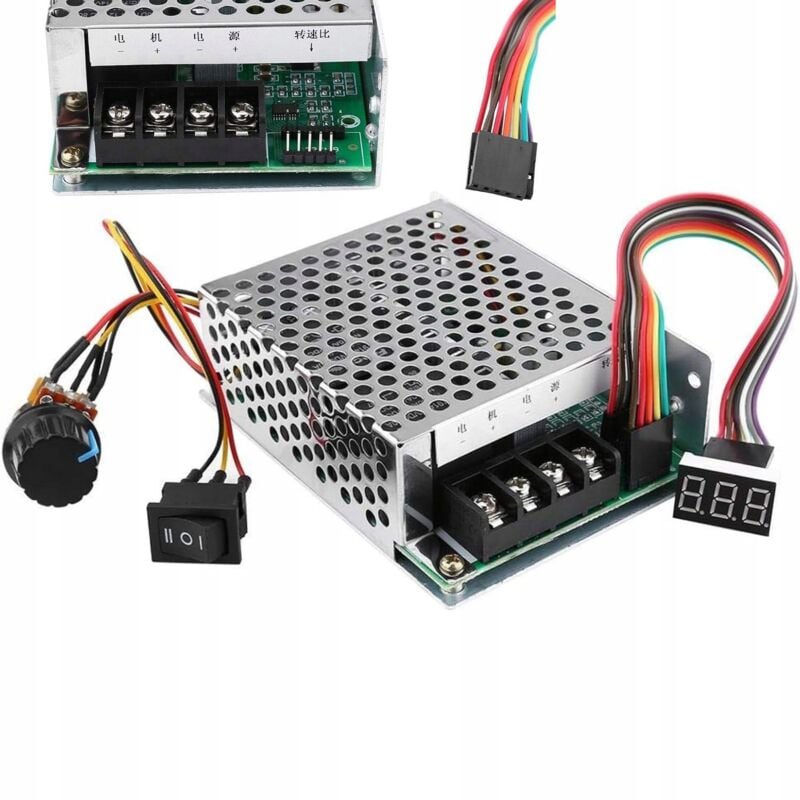 Display del cambio di direzione del controller PWM del motore CC 10-50 V 40 A