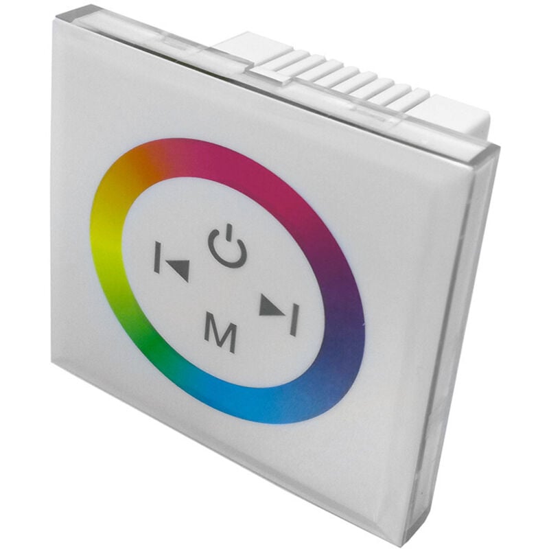 Interrupteur Contrôleur Tactile Blanc Mural rgb