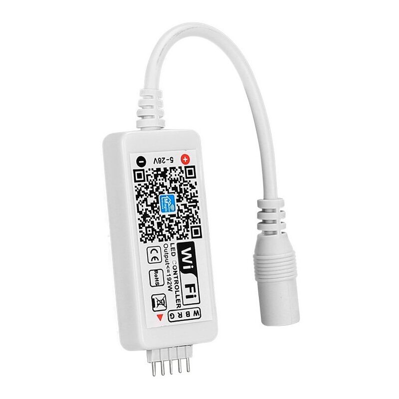 Contrôleur rgb wifi 12-24V pour ios / android compatible avec Contrôleur rgb wifi 12-24V pour ios / android compatible avec