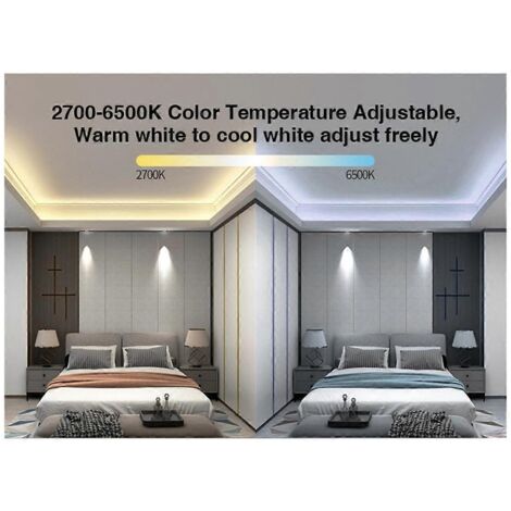 Contrôleur Tuya Zigbee 3.0 RGBCCT, variateur de contrôle avec application TUYA Smart Life