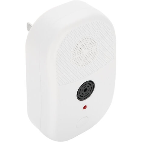 Contrôleur Ultrasonique Anti-Pucerons Double Intensifié - Dispositif d'Élimination des Acariens en Plastic (9.5x5.5x3cm) pour Maison, Sofa, Lit