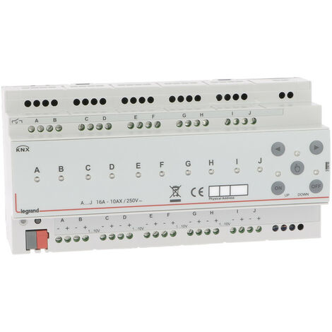 Controleur variation 1V à 10V BUS KNX modulaire 10 sorties (002668)