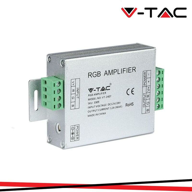 V-tac - almplificatore rgb 12-24V