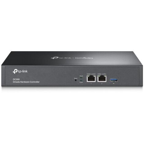 Controller Cloud Omada TP-Link OC300 con 2 porte Ethernet, 1 porta USB, supporto cloud, gestione centralizzata di oltre 500 access point Omada, switch e JetStream