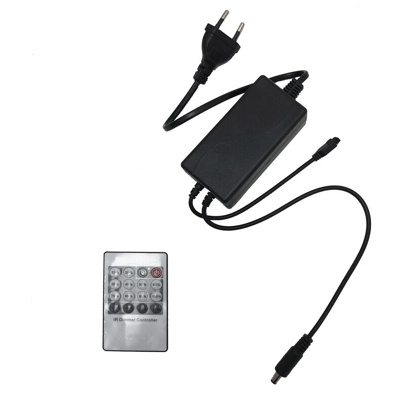 Image of Controller DIMMER Autoalimentato 60w 5A Con Telecomando Infrarosso IR