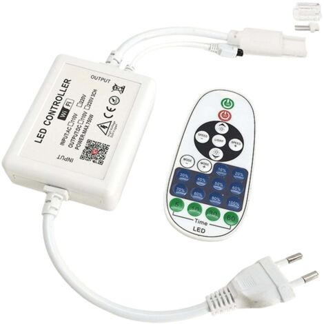 Controller Dimmer WiFi für einfarbige LED-Streifen mit RF Fernbedienung Einfarbig