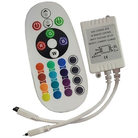 V-TAC SKU:2902 VT-2427  CONTROLLER WIFI PER STRIP LED 3IN1+RGB CON  TELECOMANDO 24 TASTI