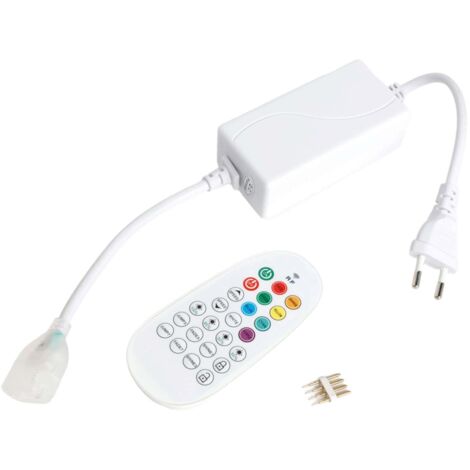 Controller für LED Streifen Neon Dimmbar 220V RGB SFLEX8 mit RF Fernbedienung RGB