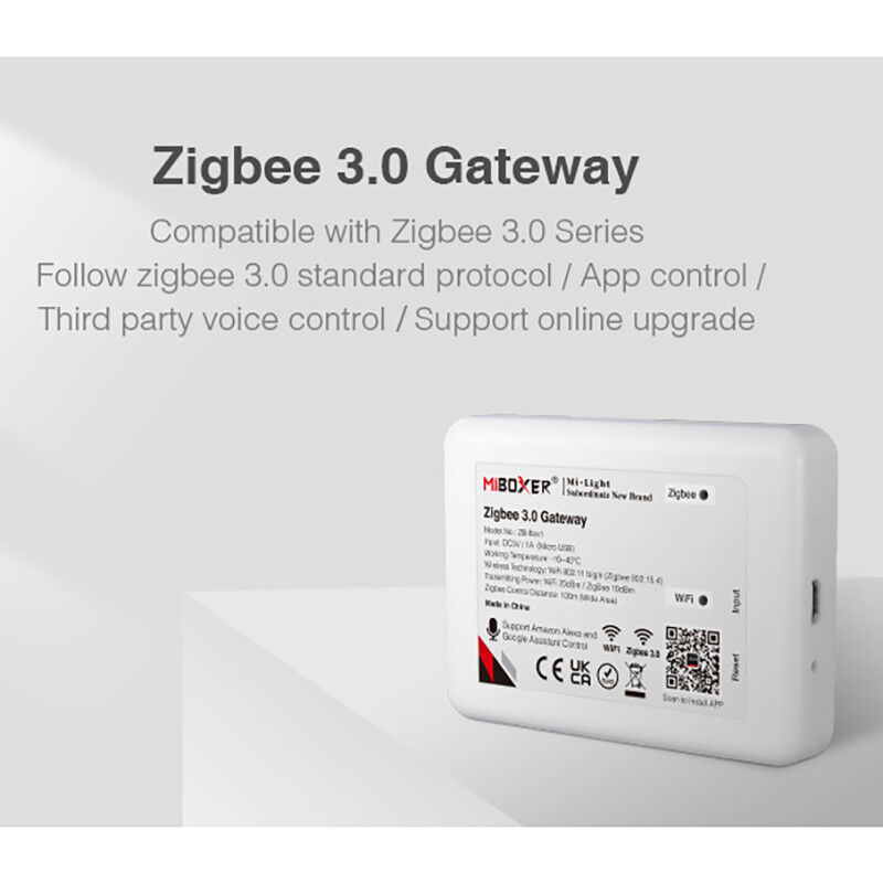 Image of Mi-light - Controller Zigbee 3.0 Wifi Google Home / Alexa ZBBOX1