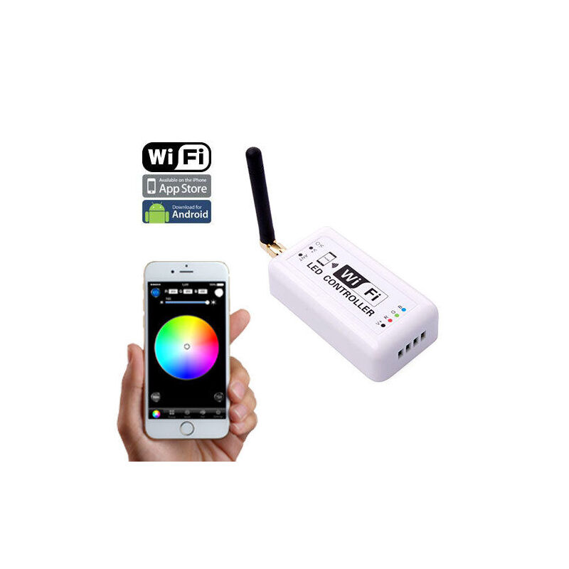 Image of RG - controller modulo b wifi per strisce led da smartphone tablet android ios