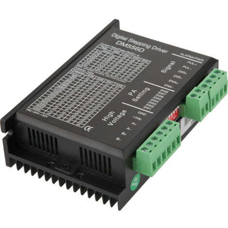 Controller per motore passo-passo bifase DM556D ad alta potenza da 48 V CC per fresatrice CNC