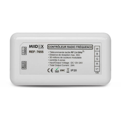 Controller radiofrequenza RGB + BIANCO - 12-24V DC