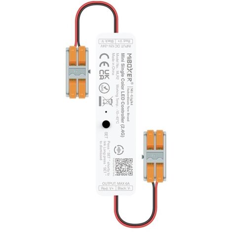 Controller Regolatore Mini Striscia LED Monocolore 12/24V DC MiBoxer MLR2 Monocolore