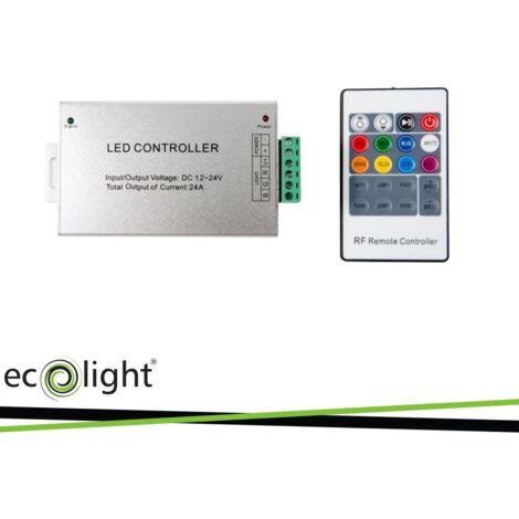 CONTROLLER RGB 12-24V 24A RF   20 PULSANTI