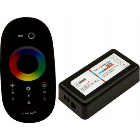 Controller RGB RF 2.4G per striscia LED nera