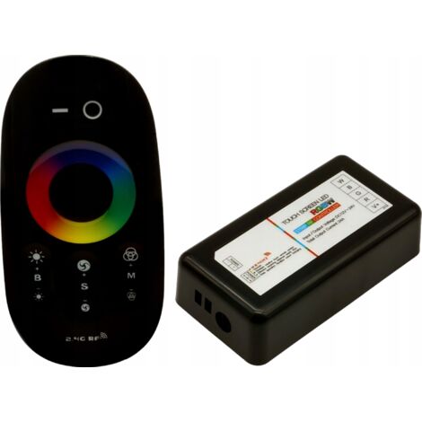 Controller RGBW RF 2.4G per striscia LED nera