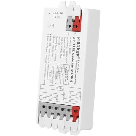 Controller strisce LED 3 in 1 RGB / RGBW / RGB + CCT - 12/24V DC