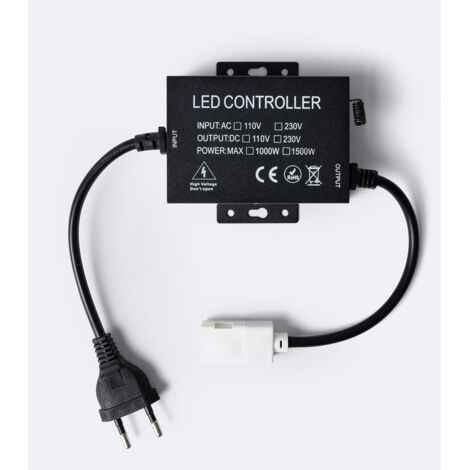 Controller Striscia LED RGB 220V SMD Larghezza 14.5mm con Telecomando RGB