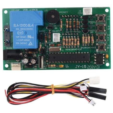 -Controller timer da 15 A per lavatrici con pompa dell'acqua a gettoni