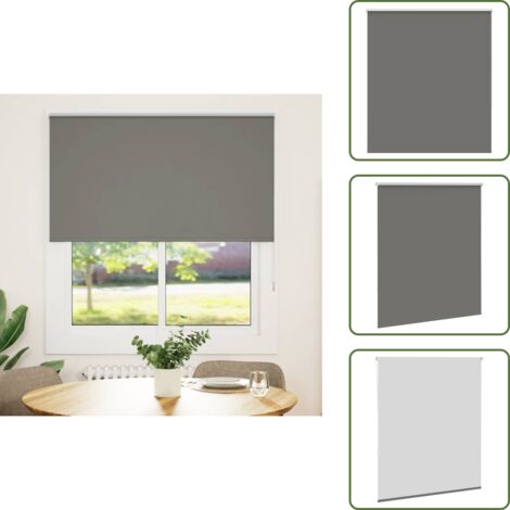 Controllo della luce - vidaXL Tenda a Rullo Oscurante 130x150 cm Larghezza Tessuto 126,6 cm - Protezione dal sole