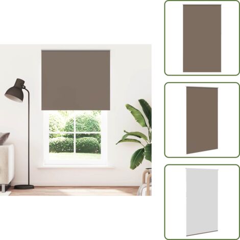 Controllo della luce - vidaXL Tenda a Rullo Oscurante 130x230 cm Larghezza Tessuto 126,6 cm - Tenda oscurante