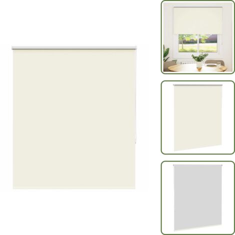 Controllo della luce - vidaXL Tenda a Rullo Oscurante 135x175 cm Larghezza Tessuto 131,6 cm - Regolazione del calore