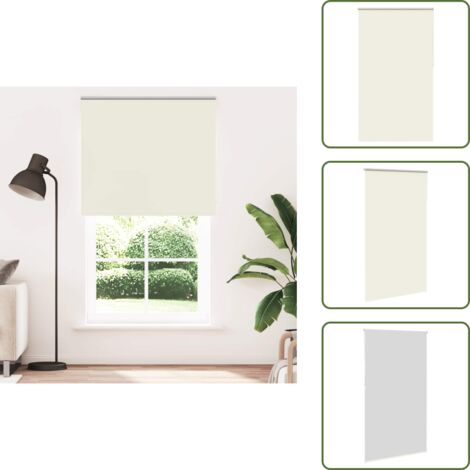 Controllo della luce - vidaXL Tenda a Rullo Oscurante 140x230 cm Larghezza Tessuto 136,6 cm - Regolazione del calore