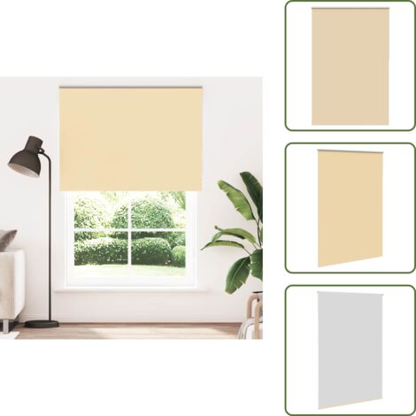 Controllo della luce - vidaXL Tenda a Rullo Oscurante 160x230 cm Larghezza Tessuto 156,6 cm - Tenda per finestra