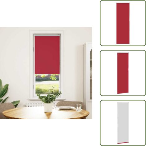 Controllo della luce - vidaXL Tenda a Rullo Oscurante 40x150 cm Larghezza Tessuto 35,7 cm - Protezione dal sole