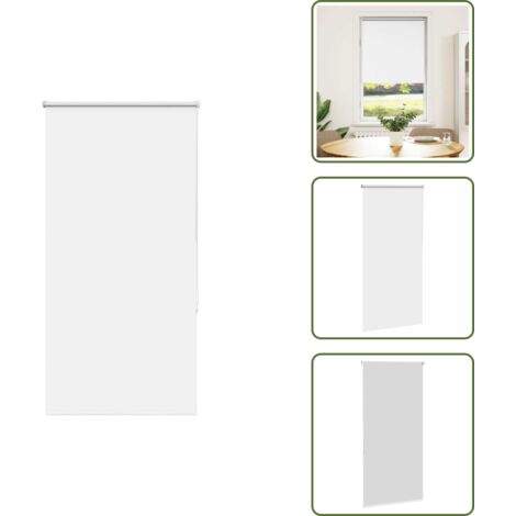 Controllo della luce - vidaXL Tenda a Rullo Oscurante 85x130 cm Larghezza Tessuto 80,7 cm - Regolazione del calore