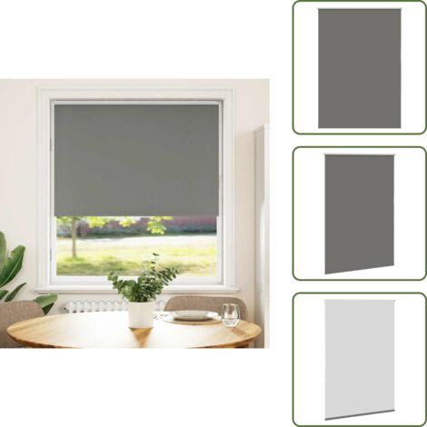 Controllo della luce - vidaXL Tenda a Rullo Oscurante 95x130 cm Larghezza Tessuto 90,7 cm - Regolazione del calore