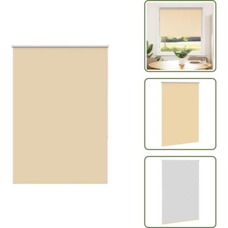 Controllo luce - vidaXL Tenda a Rullo Oscurante 105x130 cm Larghezza Tessuto 100,7 cm - Tenda per finestra